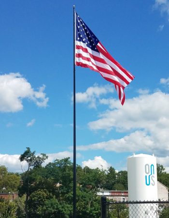 Cone-Tapered-Steel-Flagpole-110'